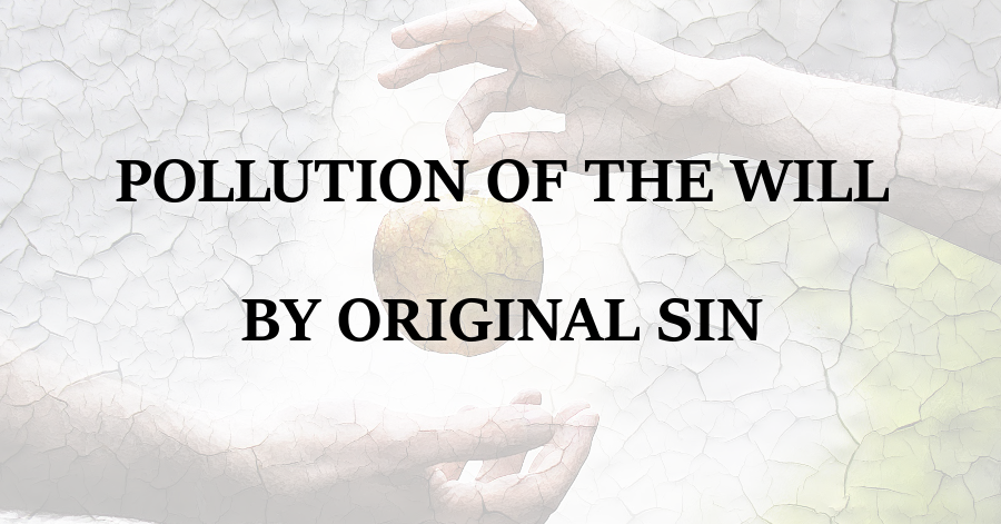 Pollution of the Will by Original Sin